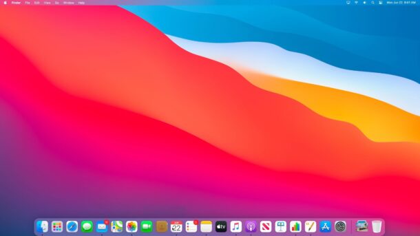 macOS Big Sur desktop screenshot