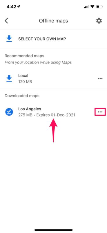 How to Download Offline Maps in Google Maps for iPhone