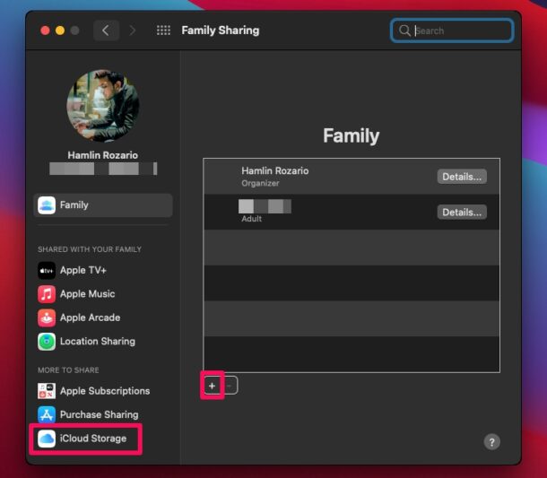 How to Share iCloud Storage with Family on Mac