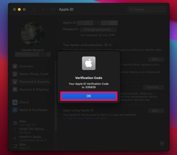 How to Manually Get Apple 2FA Codes on Mac