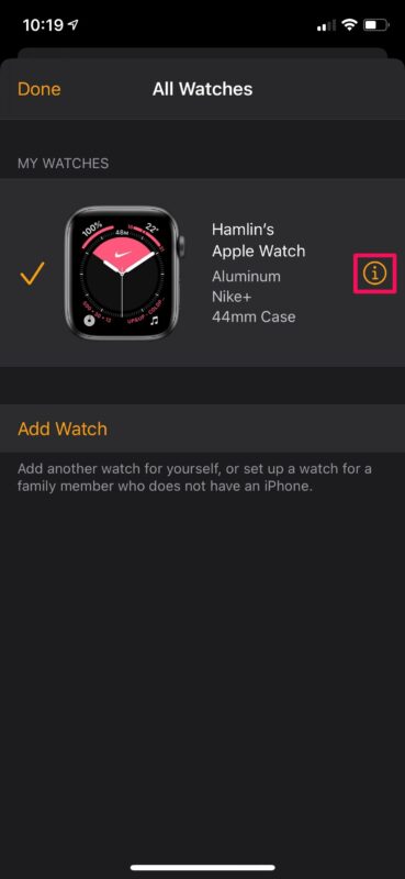 How to Restore Apple Watch from Backup