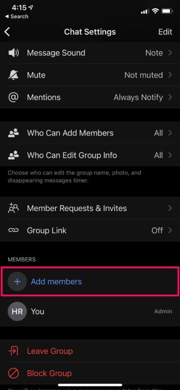 How to Add & Remove People in Signal Group Chat