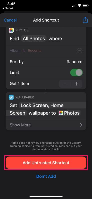 How to Automatically Change iPhone Wallpaper with Shortcuts | OSXDaily