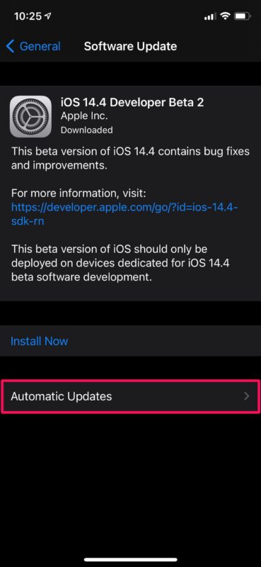 How to Cancel Auto-Installation of iOS & iPadOS Updates