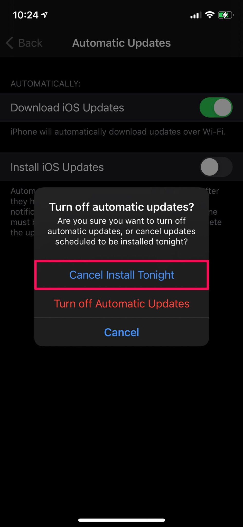 How to Cancel Automatic Install of iOS & iPadOS Updates - OS X Daily
