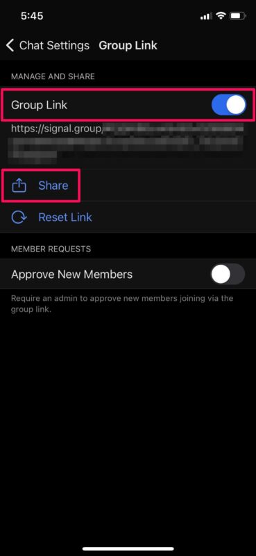How to Create a Signal Group & Signal Group Link