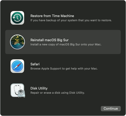 Как загрузить Apple Silicon M1 Mac в режим восстановления