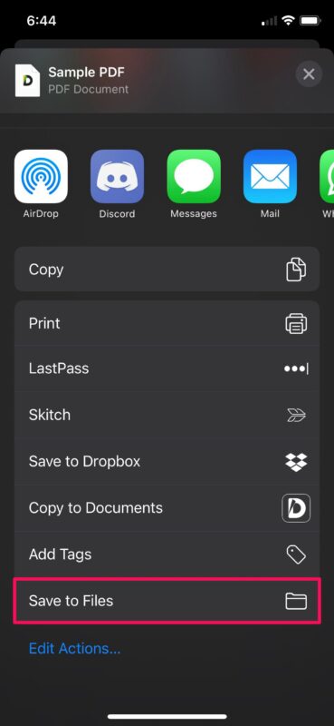 Как сохранить файлы, полученные через iMessage, на iPhone и iPad
