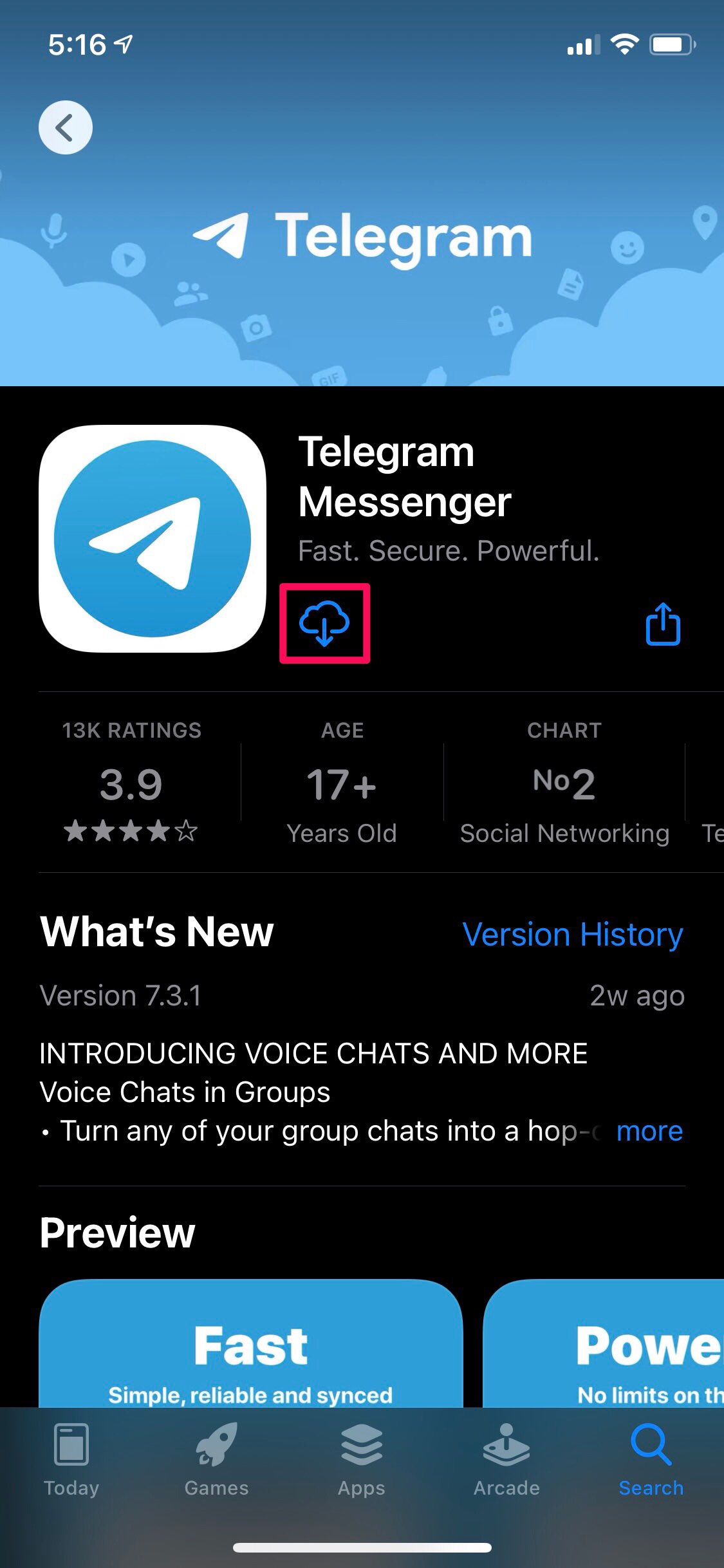 telegram x iphone