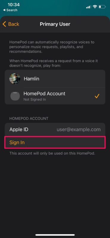 How to Change Apple ID for HomePod Account
