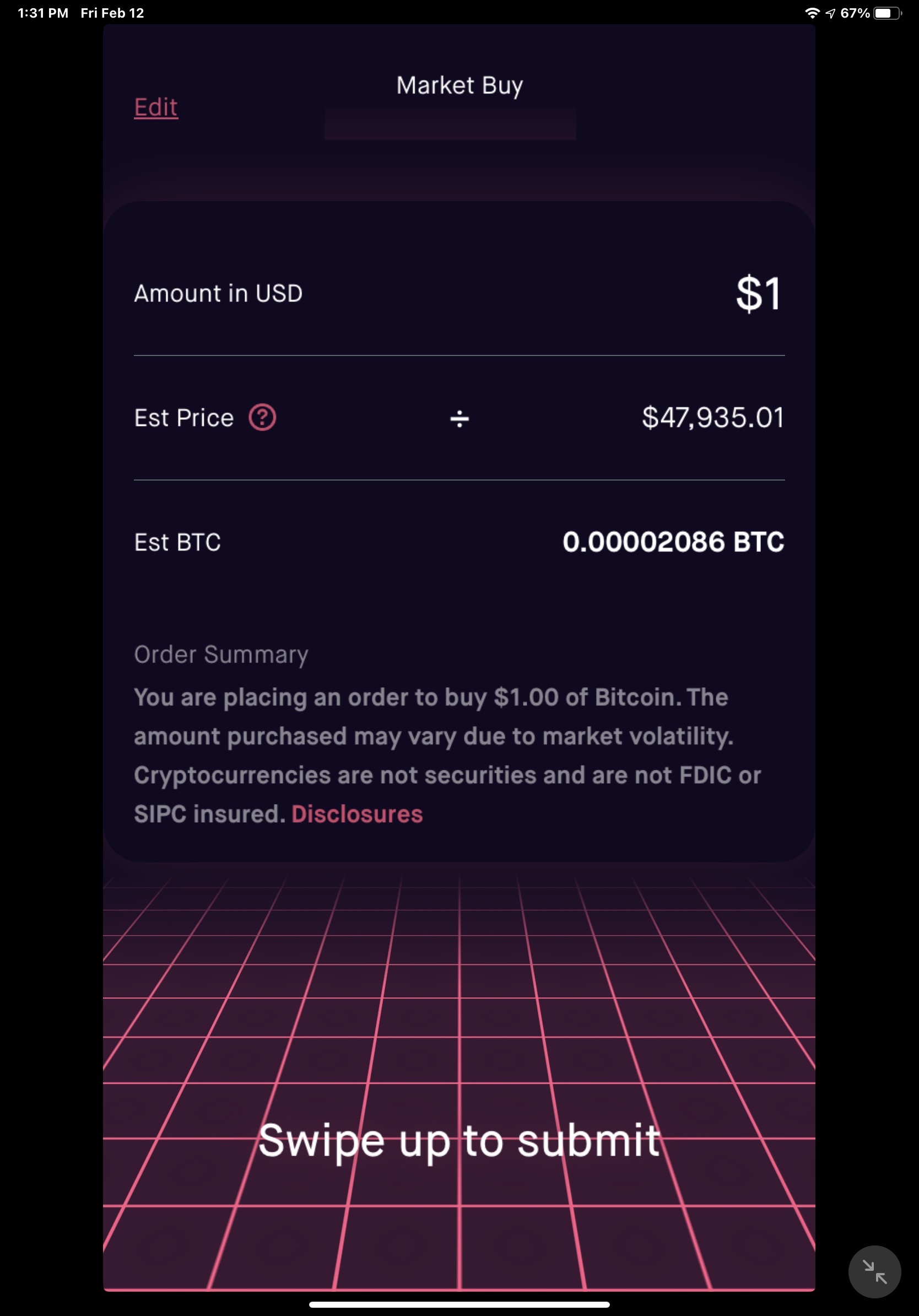 buying and selling bitcoin on robinhood