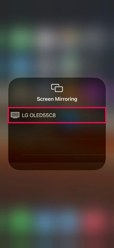 How to Mirror Your iPhone to LG OLED TV