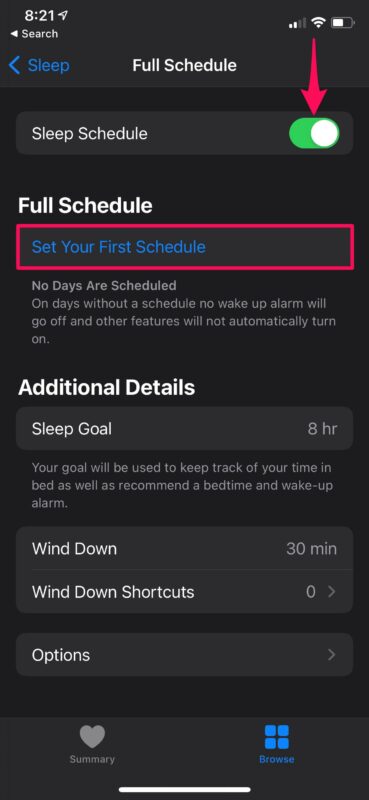 How to Set Up Sleep Schedule on iPhone