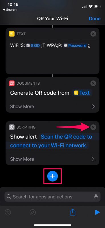 Как преобразовать пароль Wi-Fi в QR-код на iPhone