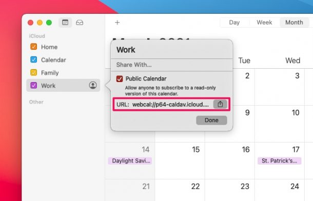 How to Make a Calendar Public on Mac