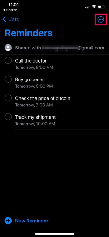 How to Share Reminders on iPhone & iPad