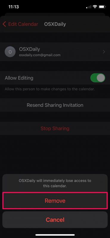 How to Stop Sharing Calendars on iPhone & iPad