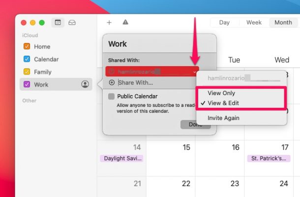 How to Stop Sharing Calendars on Mac
