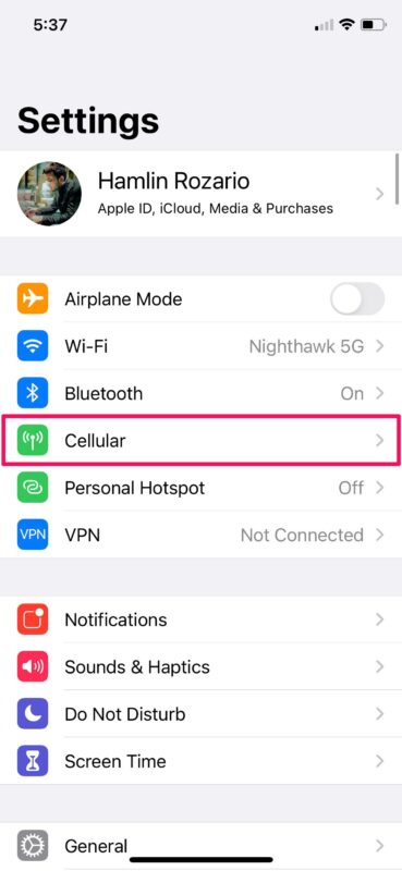 How to Update Your iPhone Over Cellular Network
