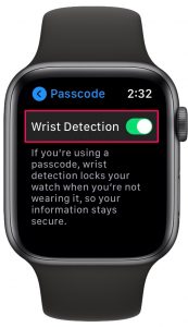 How to Enable or Disable Wrist Detection on Apple Watch
