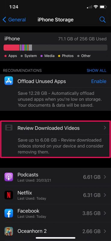 Как удалить загруженные видео на iPhone и iPad