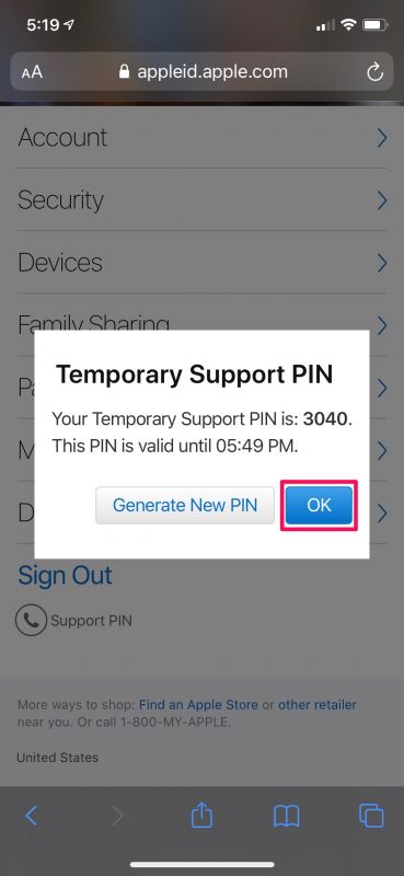 How to Generate Apple Support PIN on iPhone & iPad
