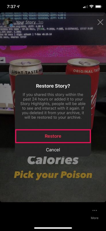 How to Restore Deleted Instagram Stories on iPhone & iPad