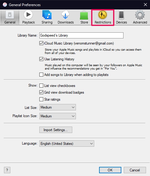 How to Use Restrictions in iTunes to Limit Access