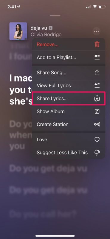 How to Post Apple Music Lyrics as Instagram Stories