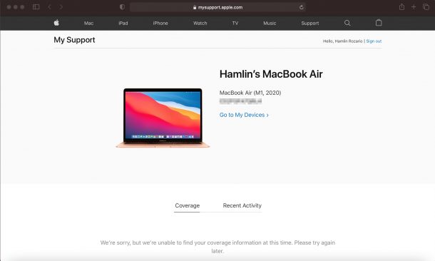How to Check Warranty & Apple Care+ Status of Your Mac
