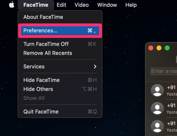 How to Change FaceTime Caller ID on Mac