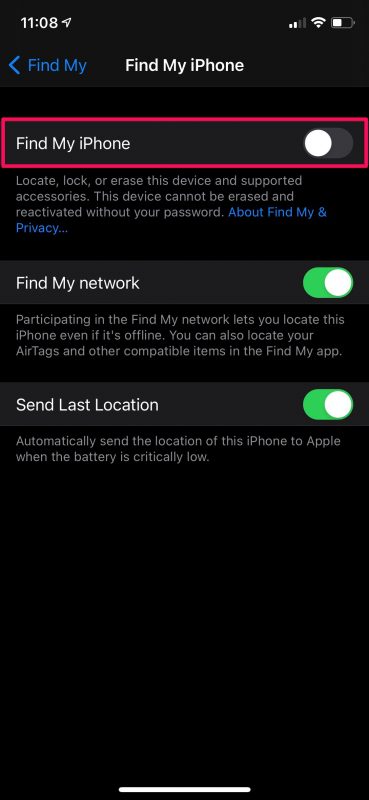 How to Disable Find My on iPhone & iPad