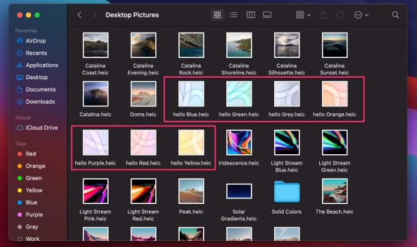 How to Get M1 iMac Wallpapers on Older Macs