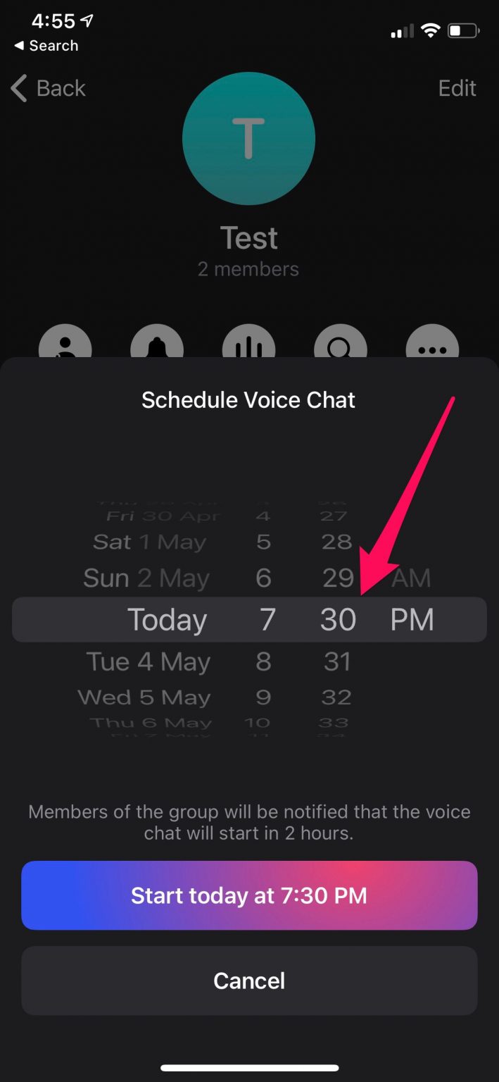 How to Schedule Voice Chats on Telegram - OS X Daily