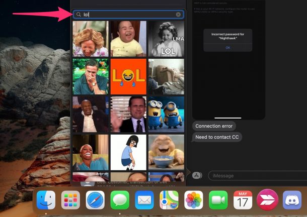 How to Search & Send GIFs in Messages for Mac