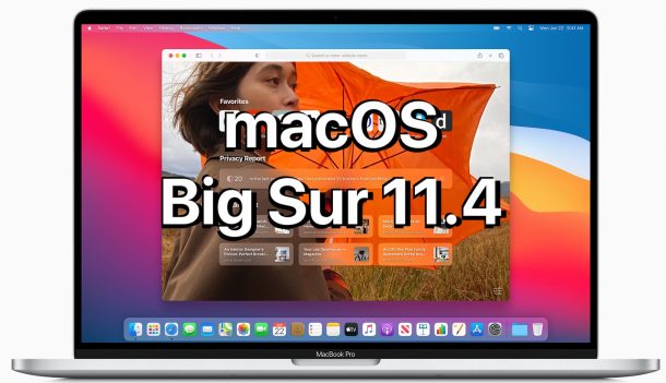 macOS Big Sur 11.4