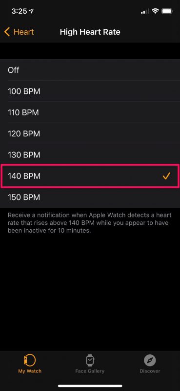 How to Set Apple Watch to Notify High Heart Rate