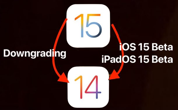 Downgrading iOS/iPadOS 15 beta without losing data