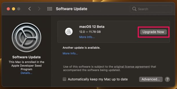 Как установить бета-версию macOS 12 Monterey Developer Beta