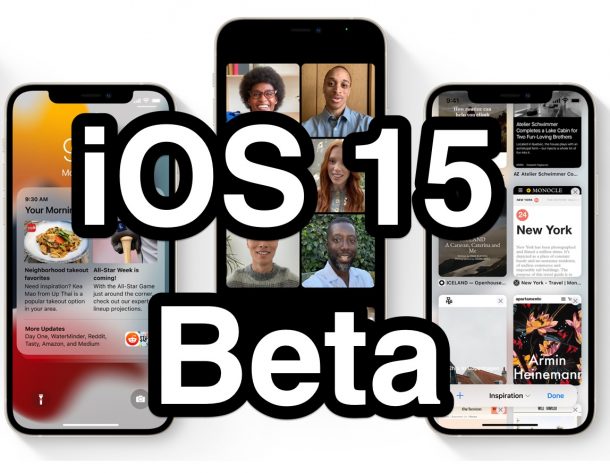 iOS 15 beta