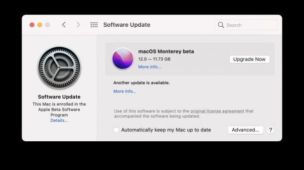 Downloading and Installing macOS Monterey public beta