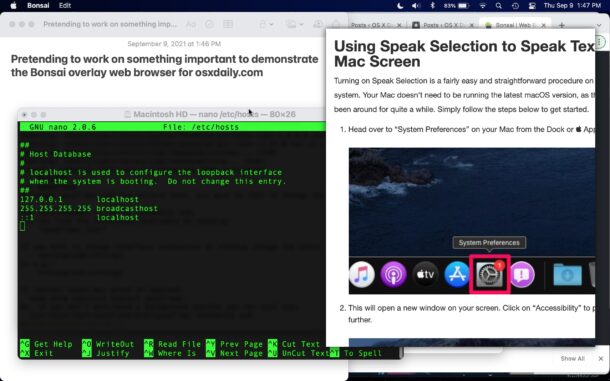 Bonsai Browser on Mac