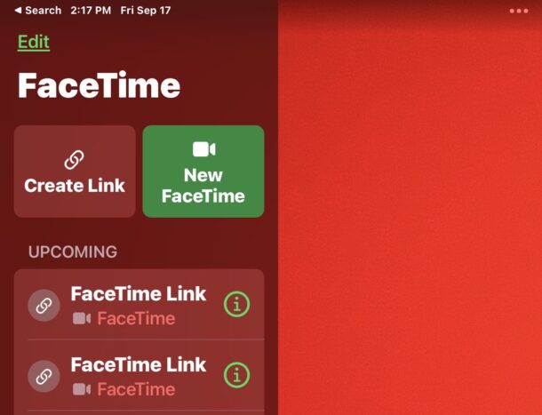 Create a FaceTime link for anyone on Windows or Android