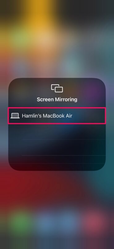 How to AirPlay to a Mac