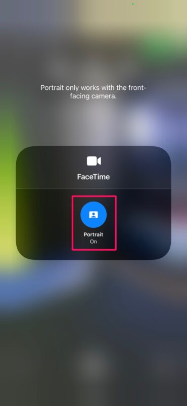 How to Blur Background During FaceTime Calls