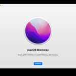 Installing macOS Monterey