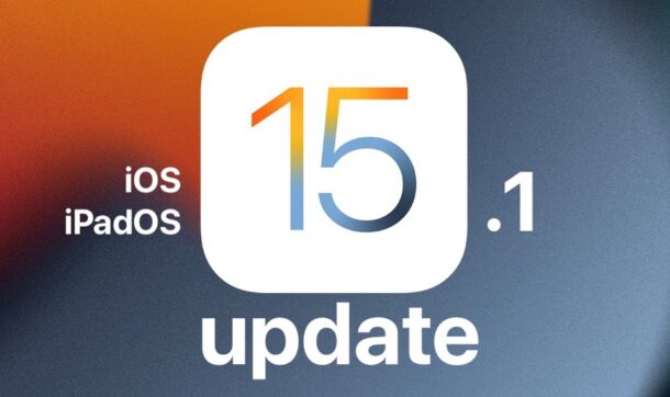 iOS 15.1 and iPadOS 15.1 update