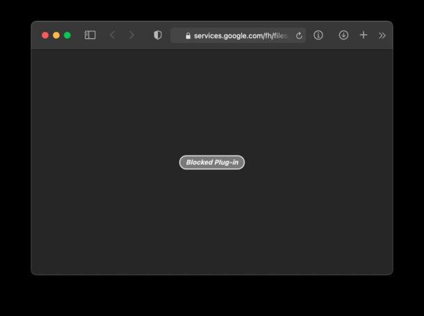 Safari Blocked Plug-in Error when downloading PDF files on Mac
