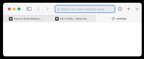 Safari tabs back to normal in Safari 15.1 for Mac