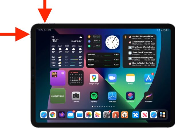 Take a screenshot on iPad Pro, iPad Air, and iPad Mini without home buttons